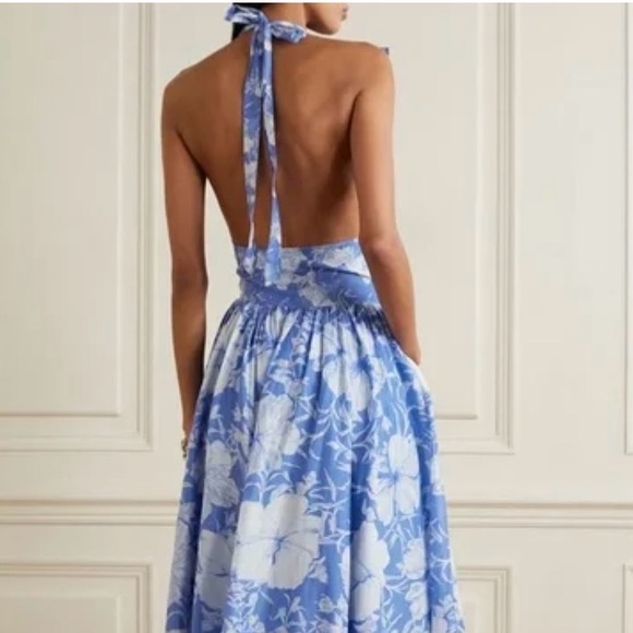Loveshackfancy Marinette ruffled floral-print cotton and silk-blend maxi dress. - Picture 7 of 8